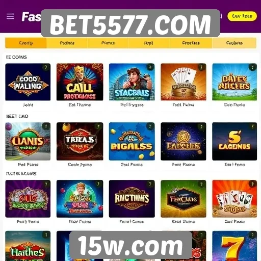 Análise das opções de jogos disponíveis no BET5577.COM